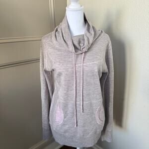 Akini Cowl Neck Wool Blend Sweater with Pockets Women’s Size Medium M